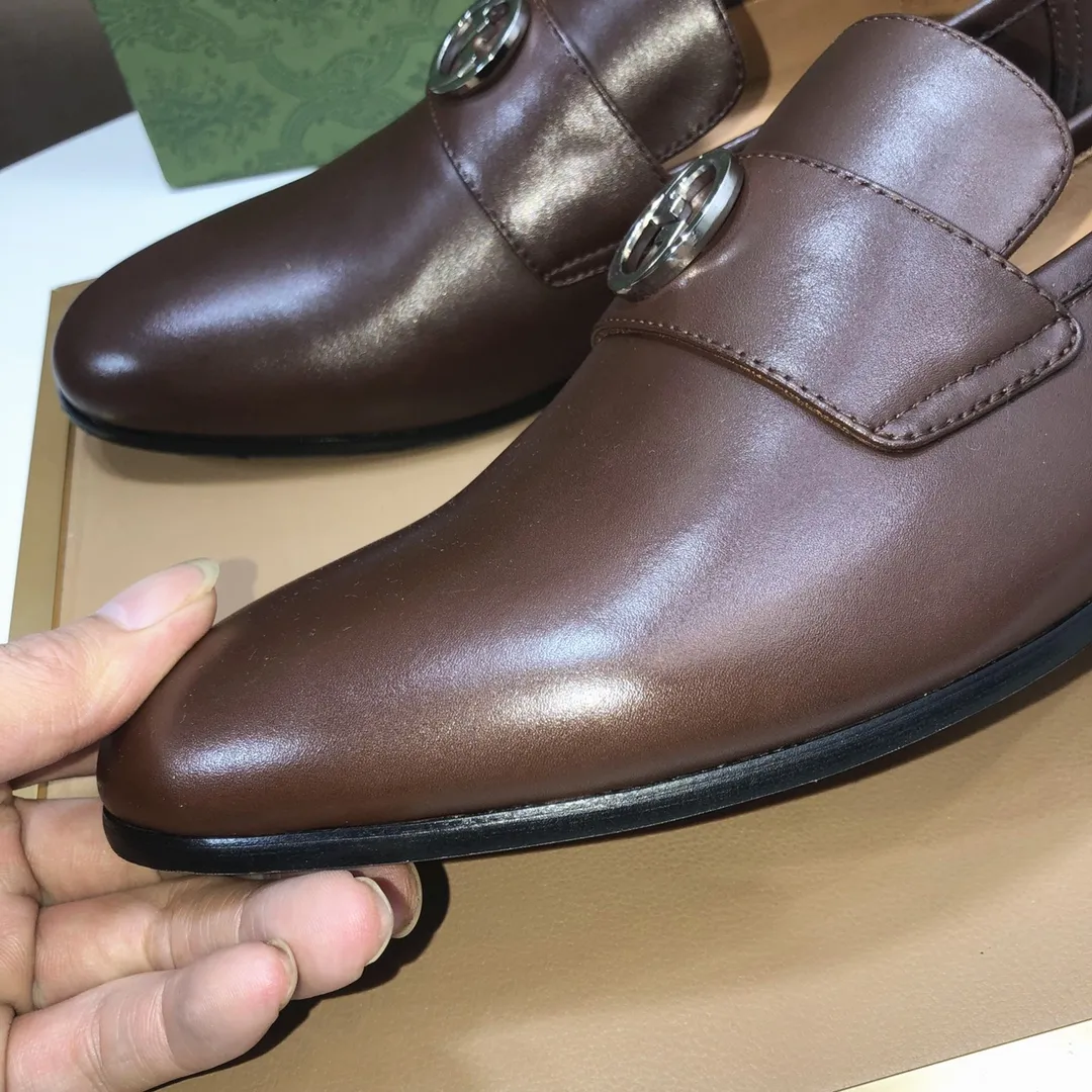 Men's shoes 💰580💰[GUCCI—Gucci] The latest high-end version of Gucci. Official website new model. Available at the same time at counters, the uppers are made of original cowhide imported from Italy/matched with the original special material splicing design concept; "highlight, high-end, grade, extravagance" and exquisite workmanship (original mesh fabric) sole: original factory special outsole size (38-45) (custom-made 45 non-returnable)